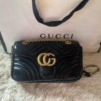 ราคา กระเป๋า GG มาม่อนสีดำ หนังแท้ (17292089627)