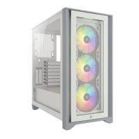 ราคา Corsair iCUE 4000X White RGB Tempered Glass Mid-Tower case (7552593002)