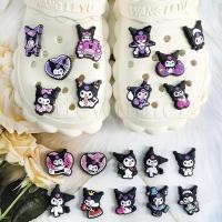 ราคา ตัวติดรองเท้า PVC ลายการ์ตูนอนิเมะ Sanrio Kuromi น่ารัก DIY อุปกรณ์เสริม สําหรับตกแต่งรองเท้าเด็ก 1 ชิ้น (18892208299)