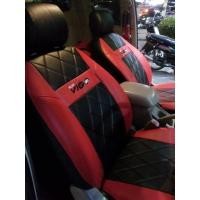 ราคา VIGO หุ้มเบาะ หุ้มเบาะรถยนต์ แบบสวมทับ รุ่น วีโก้ ทุกรุ่น ลายวีไอพี และลาย5ดี สีดำแดง จำนวน1คู่ (9393664542)