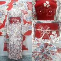 ราคา พร้อมส่ง Set Kimono ชุดกิโมโนแท้มือสอง จากญี่ปุ่น (16577540422)