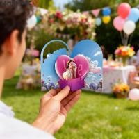 ราคา LEMONTREE การ์ดวันวาเลนไทน์, การออกแบบเขียนด้วยลายมือกระดาษประติมากรรม Pop-Up Card, สําหรับความรักที่รักของฉัน Forever Pop-Up กลไกกระดาษประติมากรรมการ์ดพิเศษ Occasion (50554287098)