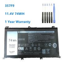 ราคา 357F9 11.4V 74WH แบตเตอรี่แล็ปท็อปสำหรับ Dell Inspiron 15 7559 7000 7557 7567 7566 5576 5577 P57F P65F INS15PD-1548B แบต (24433543899)