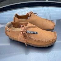 ราคา ส่งฟรี 24Cm รองเท้า Clarks Lugger Slip On Premium Leather Original แท้มือสอง by Oldshoes (50505322559)
