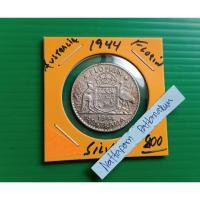ราคา ออสเตรเลีย 0ne Florin-George Vl ปี 1944 #เนื้อเงิน .925 Silver (24885488307)