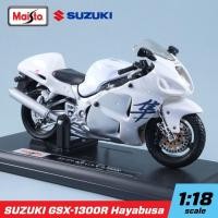 ราคา โมเดลรถ บิ๊กไบค์ Suzuki GSX 1300R Hayabusa สเกล 1:18 แบรนด์ Maisto โมเดล Hayabusa 1/18 (6939610722)
