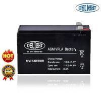 ราคา DELIGHT แบตเตอรี่ 12V 7.5AH/20Hr DELIGHT Black # โปรพิเศษ # (2732608904)