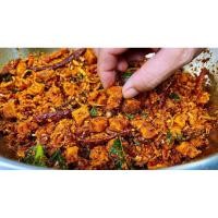 ราคา น้ำพริกกากหมู 50g หนังกรอบ/มันล้วน เผ็ดมาก เผ็ดน้อย (18286273726)