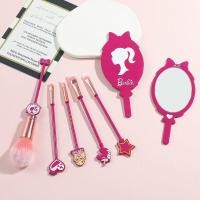 ราคา New Product#Complete set of makeup brushes barbie Barbie makeup mirror, portable cartoon eyeshadow brush, gift for girls and best friends12Y (42128638388)