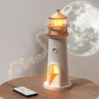 ราคา Moon Lamp โปรเจคเตอร์ Night Light, Lighthouse โคมไฟตกแต่ง,Moon Light Galaxy โปรเจคเตอร์ชาร์จ LED ความงามตารางโคมไฟ Eid Mubarak วันเกิดอิสลาม Tower ของขวัญ (43927858287)