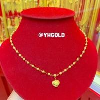 ราคา สร้อยคอทอง2สลึง Yonghenggold ลายประคำ/เม็ดมะยม ทองคำแท้96.5% (4156457876)