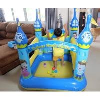 ราคา ปราสาทเป่าลมไฮคิวขนาดใหญ่ 125×125×125 ซม.แถมบอลคละสี 6 ลูก (24212222984)