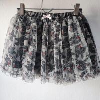 ราคา กระโปรงฟูลายกระต่ายดำติดโบว์ชมพูหวาน เอวยืด เด็กโตH&M (25329341314)