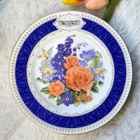 ราคา *มีตำหนิจี๊ดเดียว* จานโชว์ 1988 Royal Worcester "Chelsea Anniversary" Fine Bone China Made in England จานโชว์ จานอังกฤษ (16943034571)