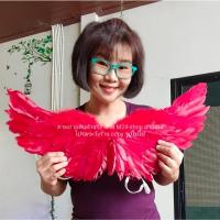 ราคา (1 อัน) เด็กเล็ก 2-5 ขวบ size 60x35 c.m. ปีกนางฟ้าขนนก ปีกนางฟ้า ปีกขนนก ปีกเด็ก ปีกเทวดา ปีกแฟนซี (23329939807)
