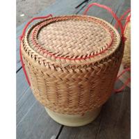 ราคา กระติบข้าวเหนียว ทำจากต้นคล้า งานฝีมือ งานช่วยชาวบ้าน สินค้าโอทอป OTOP ไทยช่วยไทย (20449451250)