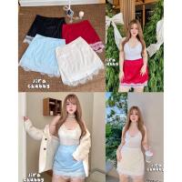 ราคา กระโปรงกางเกง ผ้าซาติน สม็อคหลังยืดเยอะ แต่งชายระบายลูกไม้ งานน่ารักมาก เสื้อผ้าสาวอวบอ้วน พลัสไซส์ ไซส์ใหญ่ JC (56353238878)