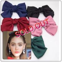 ราคา พร้อมส่งเฉพาะสีดำขนาด 17*15 cmโบว์ติดผม#โบว์ติดผมน่ารักๆ#กิ๊ฟโบว์ติดผม#เน็ตติดผม#สีสดใส#สไตล์เกาหลี#โบว์ใหญ่ๆ (7907416818)