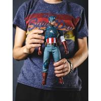 ราคา [ส่งฟรี] Avengers Captain America กัปตันอเมริกา งาน Crazy Toys วัสดุ PVC สูง 30cm (9122662034)