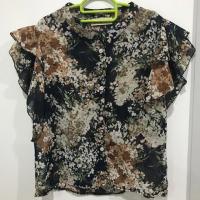 ราคา เสื้อคอจีน แขนระบาย ลายดอก (4024868757)