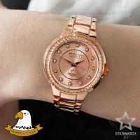 ราคา AMERICA EAGLE นาฬิกาข้อมือผู้หญิง สายสแตนเลส รุ่น AE104L – PINKGOLD/PINKGOLD (4618001929)