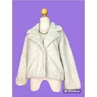 ราคา Off White Fur Luxury Japanese Coat size L (19986551779)