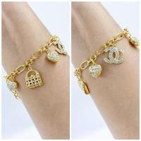 ราคา สร้อยข้อมือทองห้อยจี้ตุ้งติ้งสุดน่ารัก น้ำหนัก1บาท ปรับความยาวได้ถึง20cm. สร้อยเพชร (8893004042)