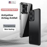 ราคา Frosted Matte Tritone Poco X5 X5 Pro F5 Xiaomi redmi Note 12 Pro mi 13t 14t Pro Case Cover Casing (50406185811)