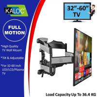 ราคา [Full Motion] สําหรับ 32"-60" นิ้ว Plasma/LED/LCD TV Tilt ปรับ Up & Down Double Arm Wall Mount Bracket (44177482044)