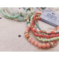 ราคา กำไลข้อมือ ลูกปัดสีพาสเทล ลุคคุณหนูใสๆหวานๆ ไอเท็มยอดฮิต ม.ค.2016! (4653347)