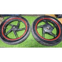 ราคา ล้อแม็กPcx125ตัวเก่า,หน้า+หลัง(สินค้าแท้มือสอง)พร้อมใช้งาน (26085348136)