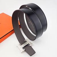 ราคา เข็มขัด Hermes Constance Belt Buckel & Reversible Leather Strap Size 95 สี Noir / Etain อะไหล่สีเงิน (42376202435)