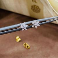 ราคา Princelyต่างหูเพชรดอกพิกุลDiamond Flower Earrings (24926934560)