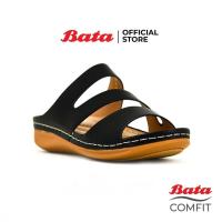 ราคา Bata COMFIT รองเท้าแตะลำลอง SLIP ON แบบสวม สีดำ รหัส 6616284 (1693451585)