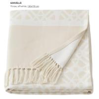 ราคา อิเกีย โยน | ผ้าห่ม | ซอฟนิ่ม | ผ้าฝ้าย 100% | เซลิมุท | ญาเลมบุต | กระโปรงสายเดี่ยว | พรม | ปิด-ขาว | 130x170 ซม (56804591641)