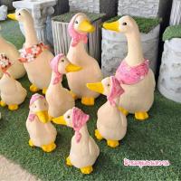 ราคา เป็ด ปูนปั้น ตุ๊กตาเป็ด รูปปั้น ครอบครัวเป็ด 6 ตัว เป็ด ตกแต่งสวน จัดสวน แต่งร้าน ของแต่งสวนสวน (48105285270)