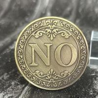 ราคา YES/NO Decision-Making Coins เหรียญที่ระลึกเหรียญมายากลเหรียญโลหะหัตถกรรมธนาคารประกันเหตุการณ์ของขวัญเล็กๆ 1/4 */-+****////+++ (49154108846)