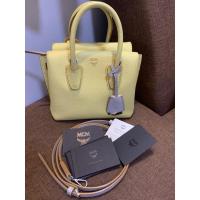 ราคา Mcm milla two tone สีเหลืองพาสเทล แท้ % (5887343742)