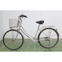 ราคา จักรยานแม่บ้านญี่ปุ่น - ล้อ 26 นิ้ว - มีเกียร์ - Bridgestone - สีเงิน [จักรยานมือสอง] (21421451770)