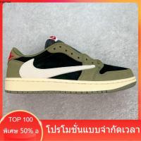 ราคา 【ของแท้% 100】Nike Travis Scott Fragment Design Air Jordan 1LowOG SP Lightning Barb Trendy sports shoes ไนกี้ sneakers (26707276367)