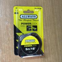 ราคา ALLWAYS ตลับเมตร สายวัด 5 เมตร รุ่นชุบโครเมี่ยม ของแท้ (3409162033)
