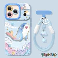 ราคา สําหรับ Iphone 15 16 11 13 14 12 Pro Max 8 16 15 7 Plus XS Max SE สร้อยข้อมือปลาโลมาน่ารัก (42970330926)
