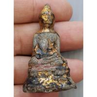 ราคา พระบูชาเก่า ยุครัตนะ เนื้อตะกั่วลงรักปิดทอง สูง 4.7 ซม. กว้าง 2.8 ซม. (28890148408)