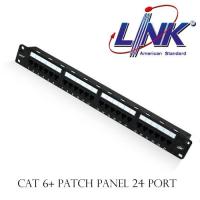 ราคา LINK Patch Panel 24 Port CAT6 แผงกระจายสายแลน รุ่น US-3124A (25419103336)