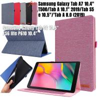 ราคา สําหรับ Samsung Galaxy Tab A7 10.4 "/Tab A 10.1"/Tab S5e 10.5 "/Tab A9 8.7 "/Tab S6 10.5"/S6 Lite 10.4 "แท็บเล็ต PU หนังกรณี (27177060259)