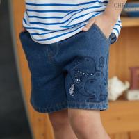 ราคา Chelsee กางเกงยีนส์ขาสั้น เด็กผู้ชาย เอวยางยืด ลายไดโนเสาร์ ผ้ายีนส์เดนิม นิ่ม อายุ 1.5-10ปี เสื้อผ้าเด็กโต รุ่น 128213 (54601134054)