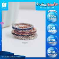ราคา (ลด150.- กรอก DET599MAR) แหวนพลอยล้อม แหวนแถวแหวนเงินแท้ ฝังพลอยแท้ S925 (15962882615)
