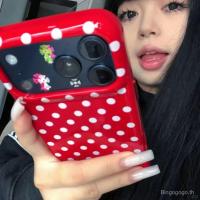 ราคา เคสโทรศัพท์ เหมาะสําหรับ iPhone 7 8 X XS XR XSMAX 11 12 13 14 15 16 17 Pro max Plus Air ปีใหม่สีแดงสีขาวลายจุดกันกระแทกกันกระแทกกันกระแทกกันกระแทกเคสรวมทุกอย่าง LP0E (45853087972)