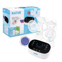 ราคา NATUR เนเจอร์ เครื่องปั้มนมไฟฟ้ามอเตอร์คู่ รุ่น (D-5) 1 เครี่อง (28276688604)