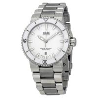 ราคา ORIS Men's AQUIS DATE White Dial Automatic Watch 01 733 7653 4156 MB (295576262)